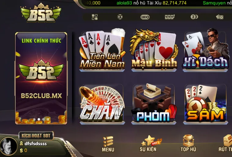 Game Bài B52 Club Đỉnh Cao Game Bài Bom Tấn Đổi Thưởng Uy Tín Năm 2026