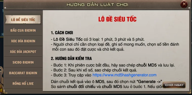 Lô Đề Siêu Tốc tại B52 Club Quay Nhanh Trúng Lớn Trong Một Phút