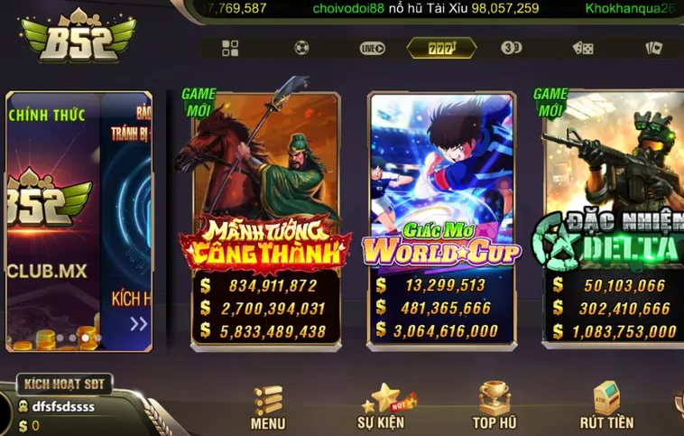 Nổ Hũ B52 Club Quay Là Trúng Nhận Ngay Jackpot Khủng Mỗi Ngày Trong Năm 2026