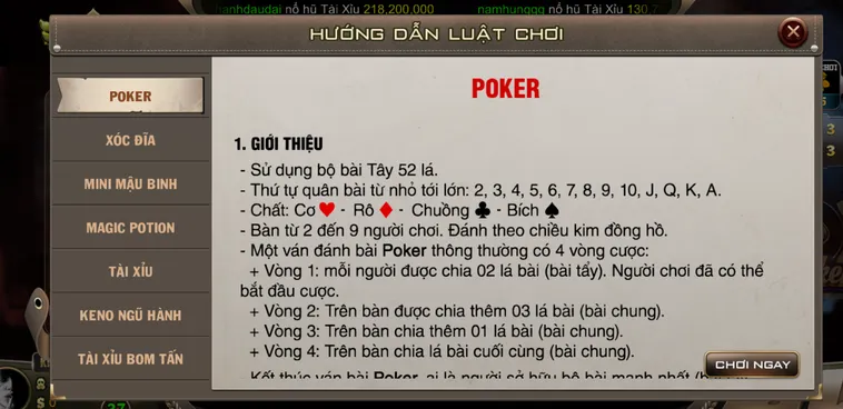 Poker Tại B52 Club Sảnh Đấu Trí Đẳng Cấp Thu Hút Triệu Game Thủ Năm 2026