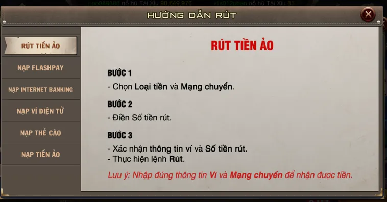 Rút Tiền B52 Club Hướng Dẫn Chi Tiết Các Phương Thức Nhận Tiền Nhanh 2026