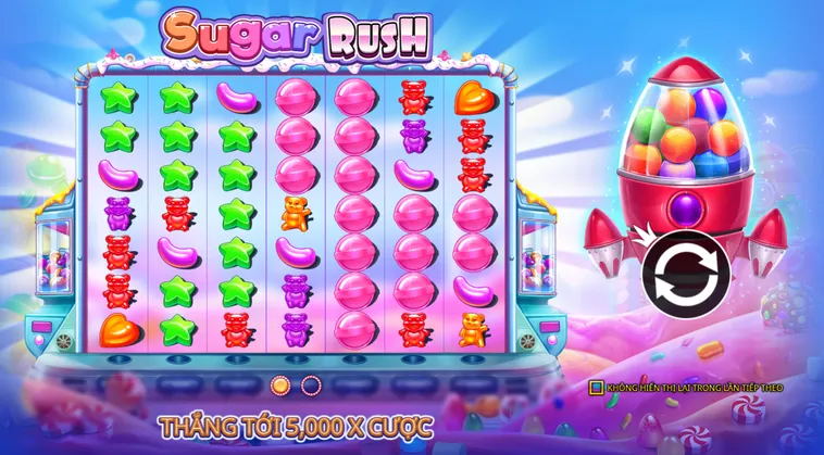 Khám Phá Thế Giới Ngọt Ngào Nổ Hũ Sugar Rush Tại B52 Club