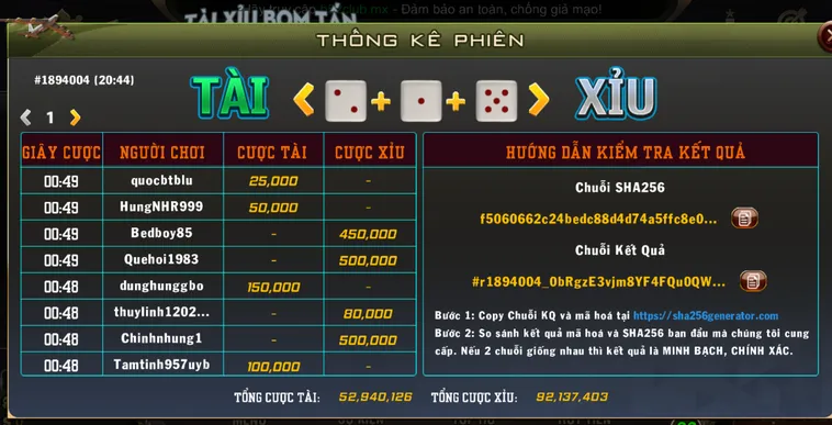 Casino Tài Xỉu tại B52 Club Sân Chơi Minh Bạch Và Công Bằng Tuyệt Đối