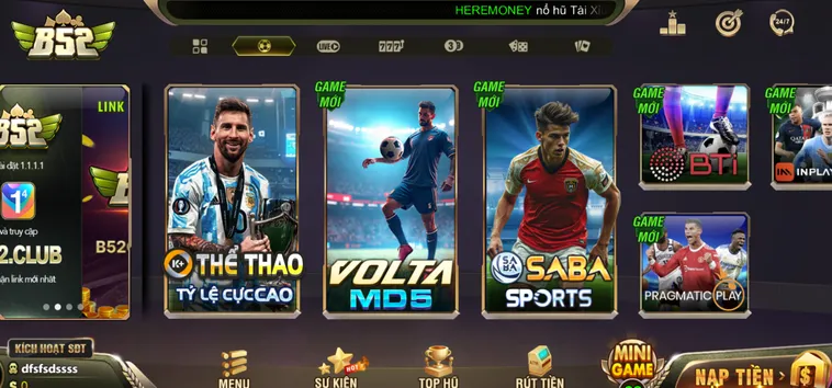 Thể Thao B52 Club Sảnh Cược Đẳng Cấp Và Kèo Thơm Hấp Dẫn Nhất