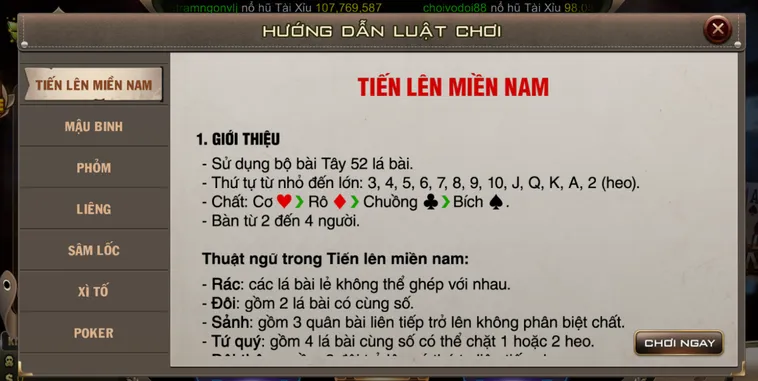 Tiến Lên Miền Nam Tại B52 Club Game Bài Đổi Thưởng Đẳng Cấp Và Công Bằng 2026