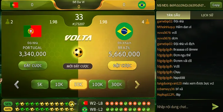 Bóng Đá Volta MD5 Tại B52 Club Cá Cược Bóng Đá Đường Phố Đỉnh Cao Và Minh Bạch 2026