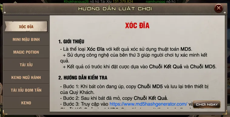 Casino Xóc Đĩa Tại B52 Club Sảnh Cược Xanh Chín Với Tỷ Lệ Trả Thưởng Cực Cao 2026